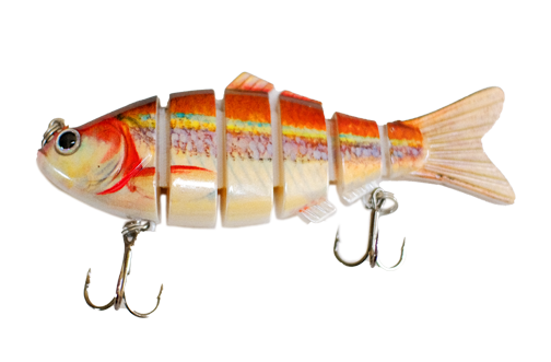 Lake Trout 3bionic 5-section Swimbait For Trout & Bass - Sinking Fishing  Lure